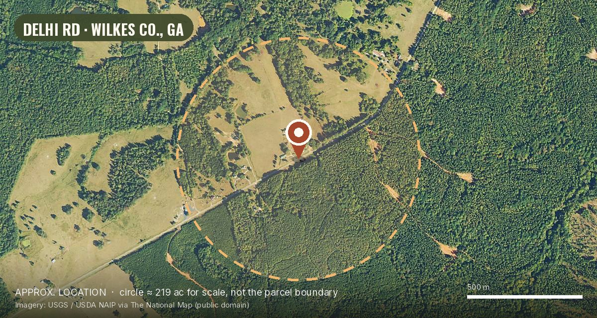 Wilkes County 14.2 Acre Tract Aerial